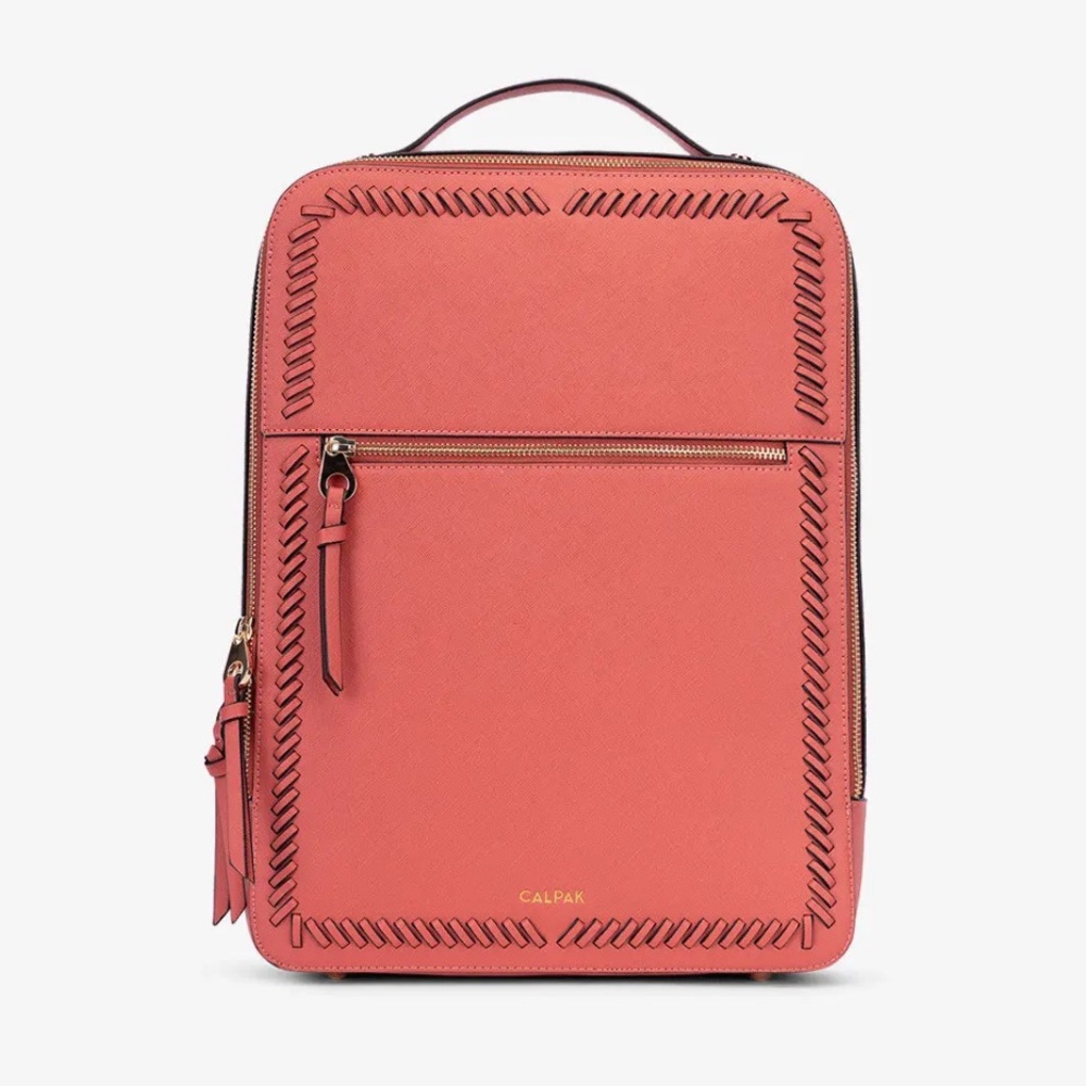 CalPak Kaya 15 inch Laptop Backpack in Cranberry